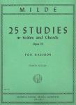 Vorderes Coverbild 25 Studies in Scales and Chords op. 24 