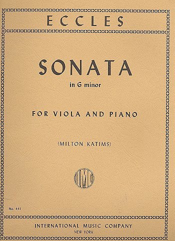 Vorderes Coverbild Sonata in G minor 