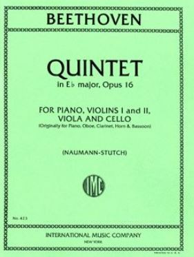 Vorderes Coverbild Quintett in Eb-Major op. 16 