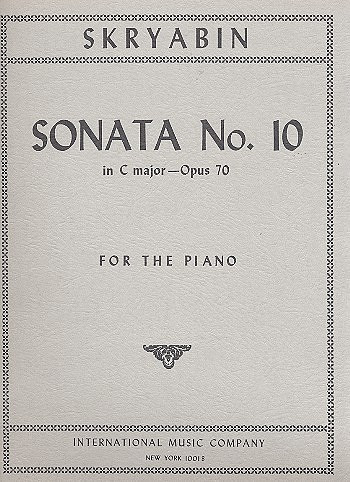 Vorderes Coverbild Sonata No.10 in C major op.70 