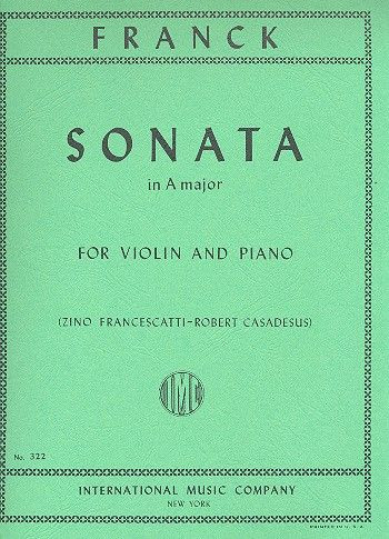 Vorderes Coverbild Violin Sonata A major 