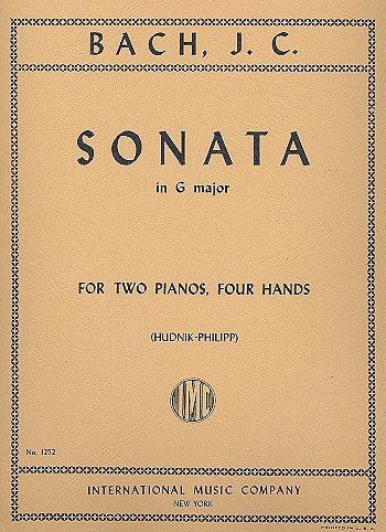 Vorderes Coverbild Sonata G major 