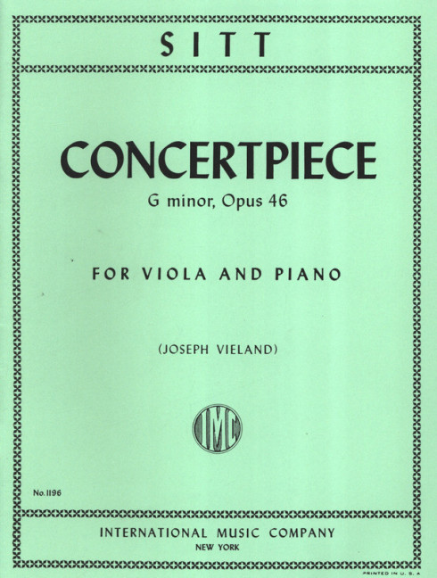 Vorderes Coverbild Concert Piece G minor op.46 