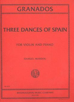 Vorderes Coverbild Three Dances of Spain 