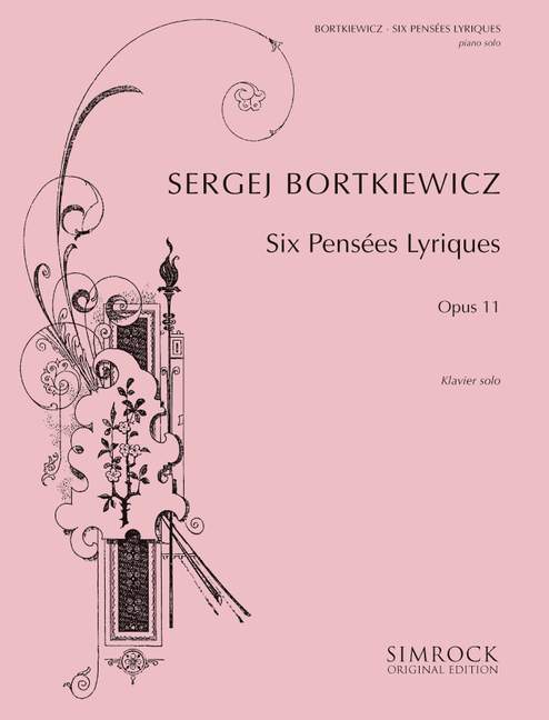 Vorderes Coverbild Six Pensées Lyriques op. 11 