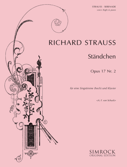 Vorderes Coverbild Sechs Lieder op. 17/2 