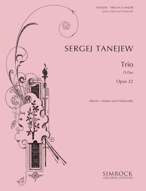 Vorderes Coverbild Klaviertrio D-Dur op. 22 