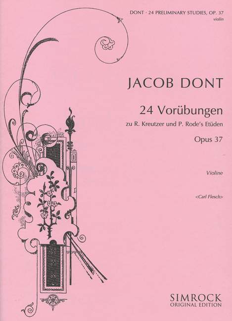 Vorderes Coverbild 24 Vorübungen op. 37 