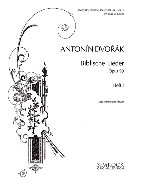 Vorderes Coverbild Biblische Lieder op. 99 Band 1