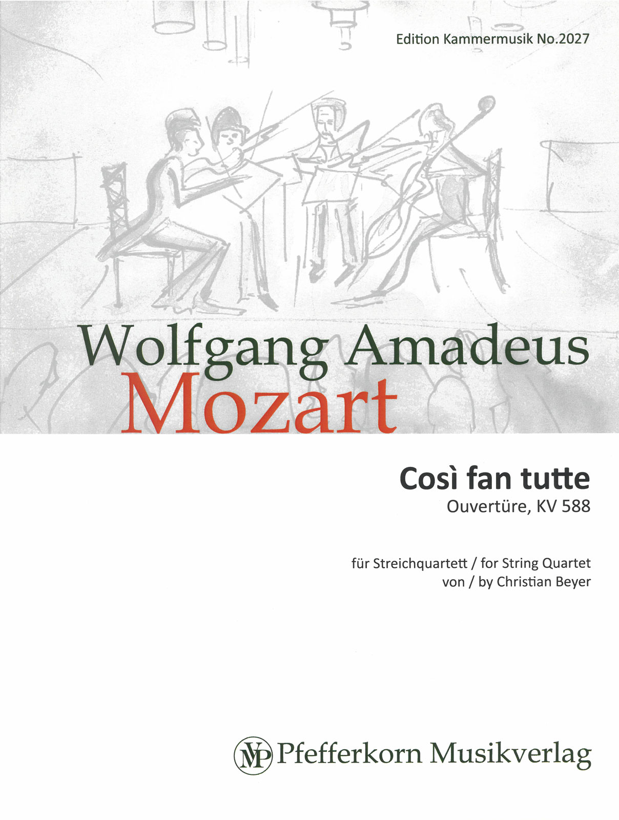 Vorderes Coverbild Così fan tutte