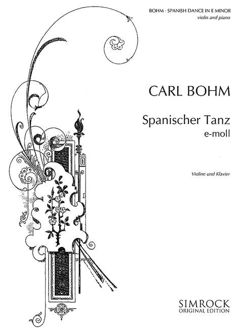 Vorderes Coverbild Spanischer Tanz e-Moll 