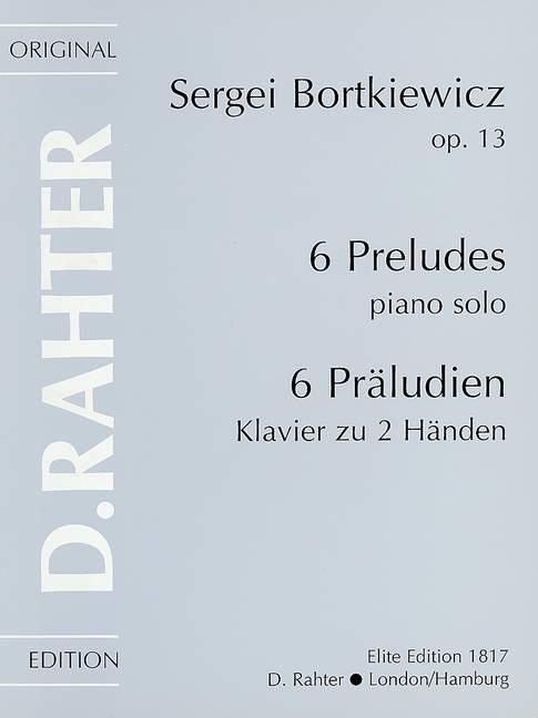 Vorderes Coverbild Sechs Präludien op. 13 