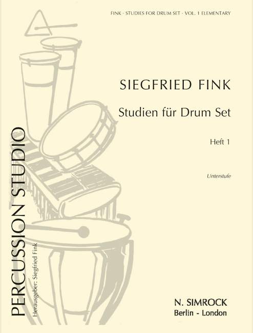 Vorderes Coverbild Studien für Drum Set Vol. 1