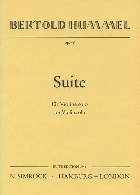 Vorderes Coverbild Suite op. 78 
