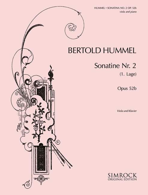Vorderes Coverbild Sonatine Nr. 2 op. 52a 
