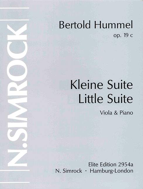 Vorderes Coverbild Kleine Suite op. 19c 