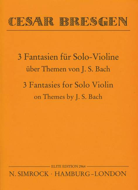 Vorderes Coverbild Drei Fantasien 